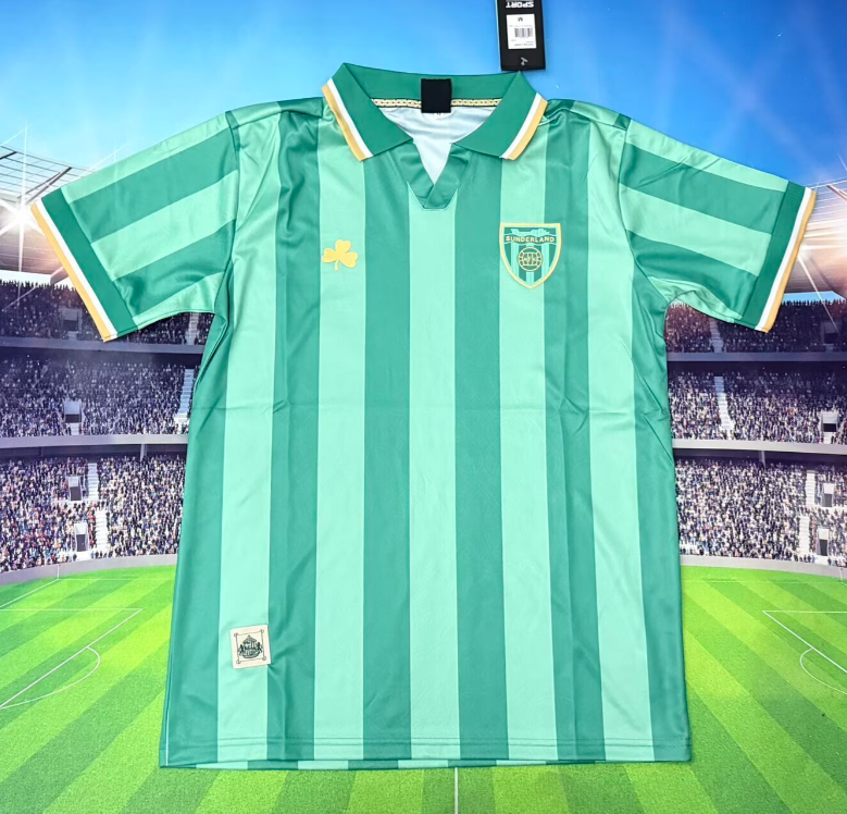 2025-26 Mens Sunderland Green Special Edition Fans Soccer Jersey