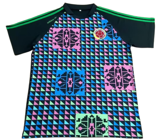 1990 Colombia Goalkeeper  Retro Soccer Jersey