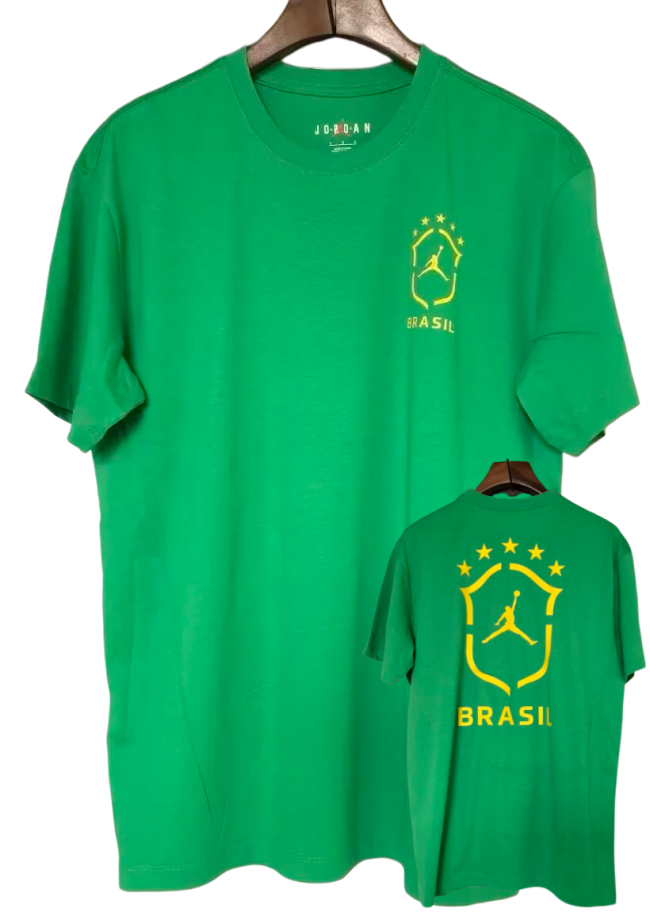 2026-27 Brazil green Soccer Cotton T-Shirt