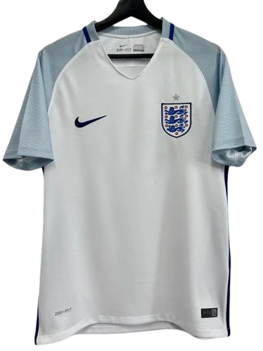 2016 England Home Retro Soccer Jersey