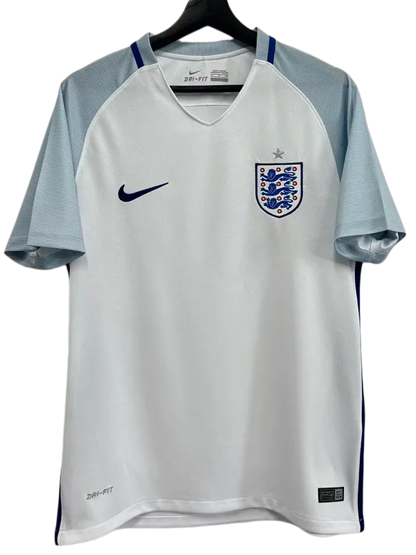2016 England Home Retro Soccer Jersey