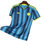 2025-26 Mens Colombia away blue soccer jersey