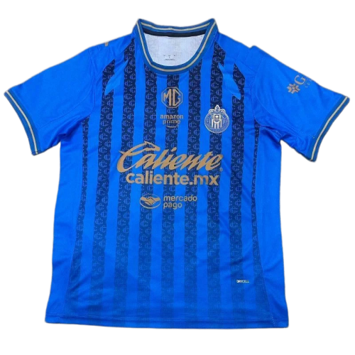 2025-26 Mens Chivas third away blue Soccer Jersey
