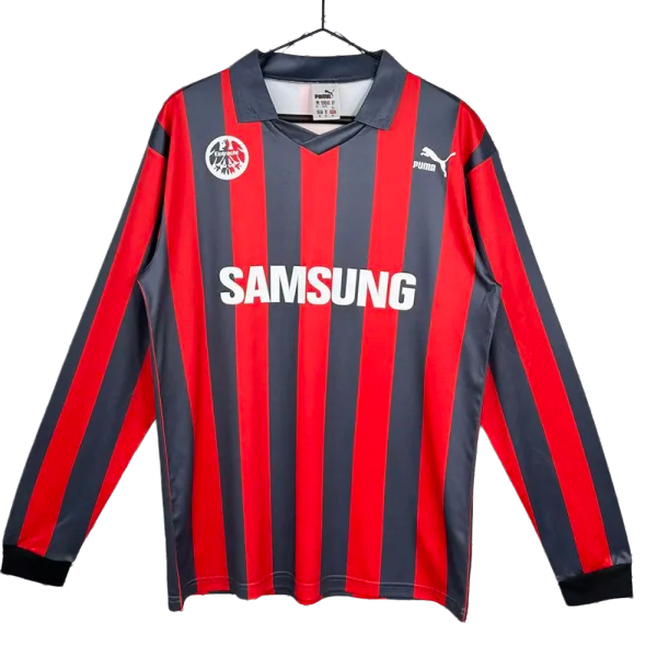 1991-1992 Frankfurt Home Long Sleeve Retro Soccer Jersey