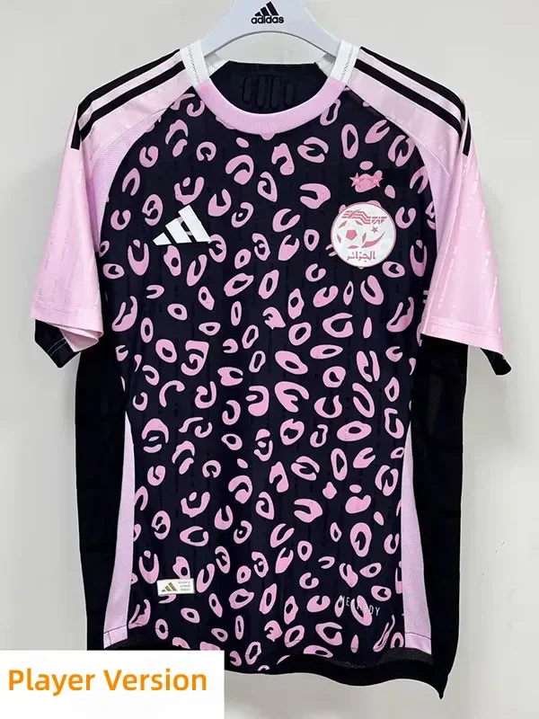 2026-27 Mens Algeria Pink Black Player Version soccer jersey