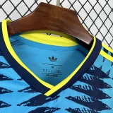 2025-26 Mens Colombia away blue soccer jersey