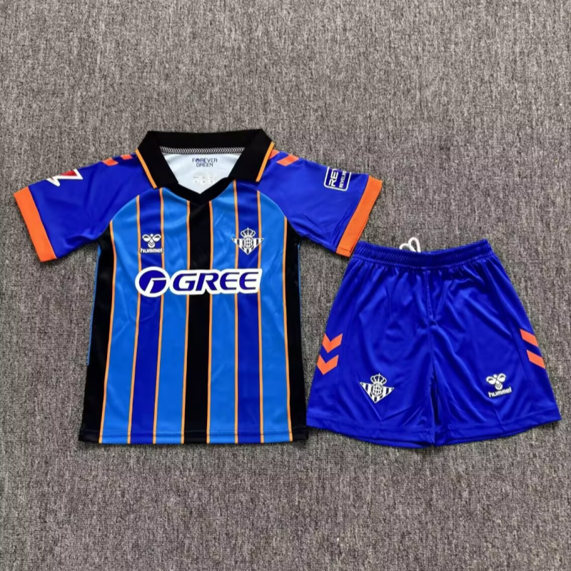 2026-27 Kids  Real Betis Special Edition blue Soccer Jersey