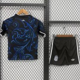 2026-27 KIDS Argentina black away with FIFA World Champions 2022 Patch Soccer Jersey