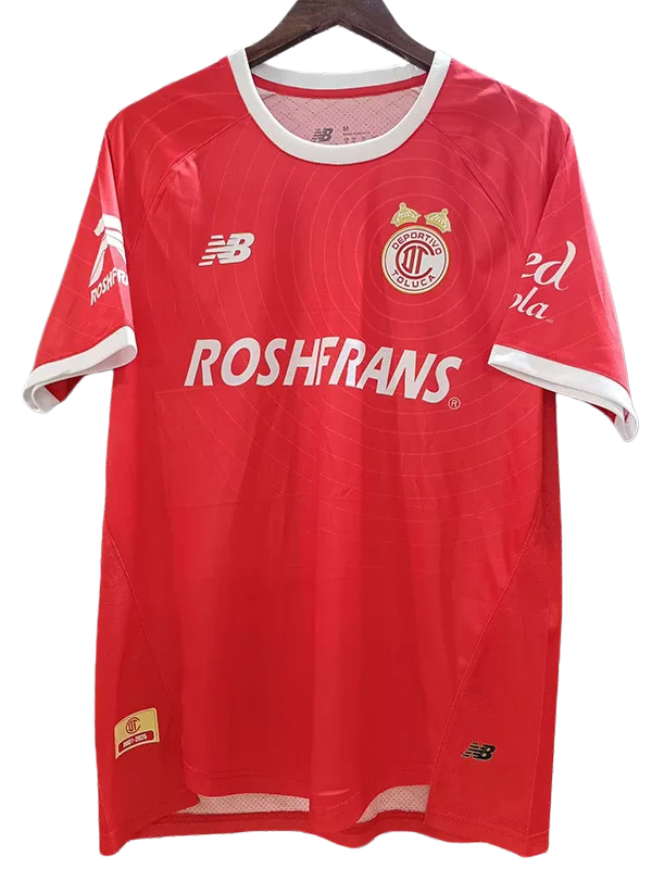 2025-26 Mens Toluca Double-Champion Fans Soccer Jersey