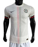 2025-26 Mens Chelsea Player Version  away  white Soccer Jersey