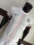 2025-26 Mens Chelsea Player Version  away  white Soccer Jersey