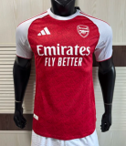 2025-26 Mens Arsenal red home  Player Version Soccer  Jersey
