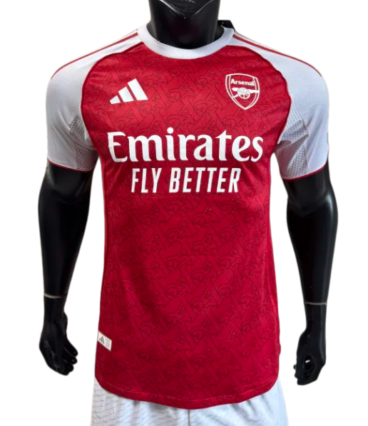 2025-26 Mens Arsenal red home  Player Version Soccer  Jersey