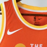 25-26 Cleveland Cavaliers HARDEN #1 Orange City Edition Top Quality Hot Pressing NBA Jersey