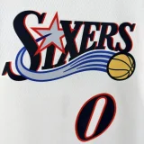 25-26 76ERS MAXEY #0 White Top Quality Hot Pressing NBA Jersey (V领)