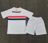 2026-27 Kids Sao Paulo home soccer jersey