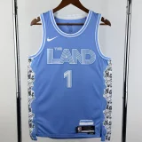 24-25 Cleveland Cavaliers HARDEN #1 Light blue City Edition Top Quality Hot Pressing NBA Jersey