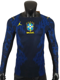 2026-27 Brazil Away Long Sleeve Player Version Soccer Jersey