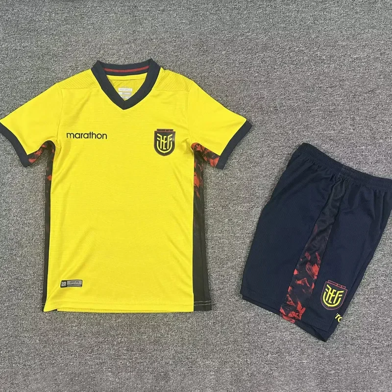 2026-27 Kids Ecuador Home Soccer Jersey