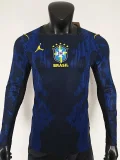 2026-27 Brazil Away Long Sleeve Player Version Soccer Jersey