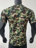2025-26 Mens Bathing APE Green Player version soccer jersey