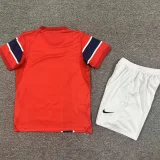 2026-27 Kids Norway home Red Soccer Jersey