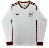 2026-27 Mens Spain away Long Sleeve soccer  Jersey