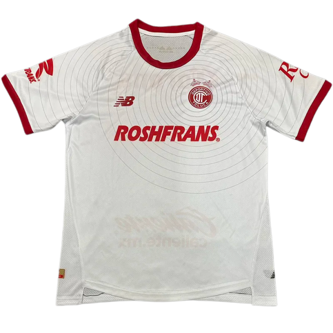2025-26 Toluca Double-Champion White Fans Soccer Jersey