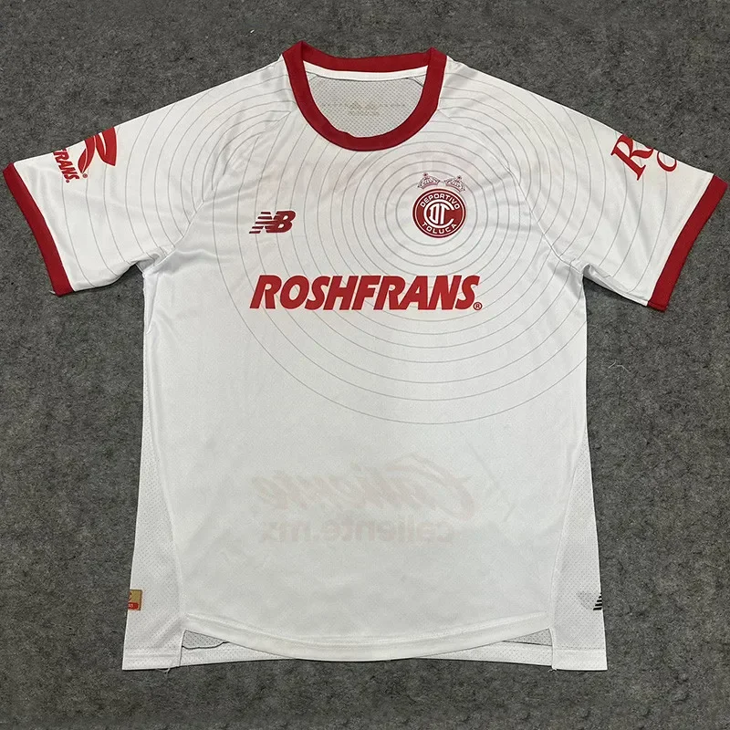 2025-26 Toluca Double-Champion White Fans Soccer Jersey