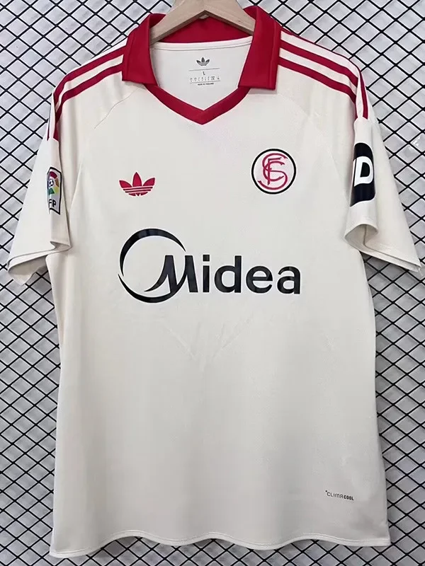 2025-26 Mens Sevilla Special Edition Soccer Jersey(复古章)