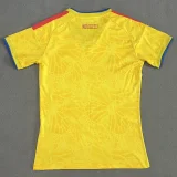 2026-27 Women Colombia home yellow soccer jersey
