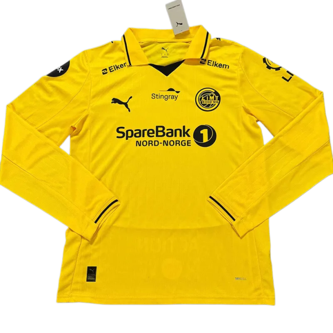 2026-27 FK Bodø/Glimt Home Long Sleeve Soccer Jersey