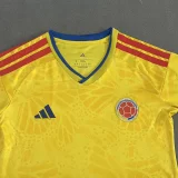 2026-27 Women Colombia home yellow soccer jersey