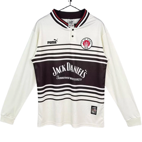 1997-1998 ST PAULI Home Long Sleeve Retro Soccer Jersey