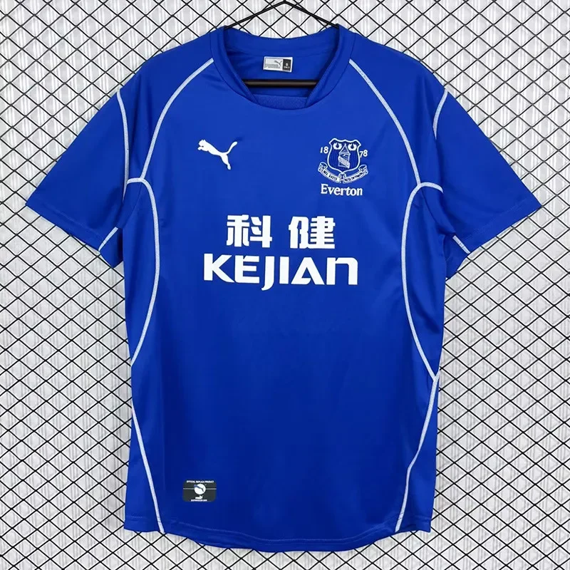2002-03  Everton Home Retro Soccer Jersey