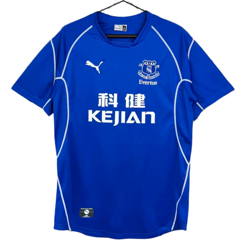 2002-03  Everton Home Retro Soccer Jersey