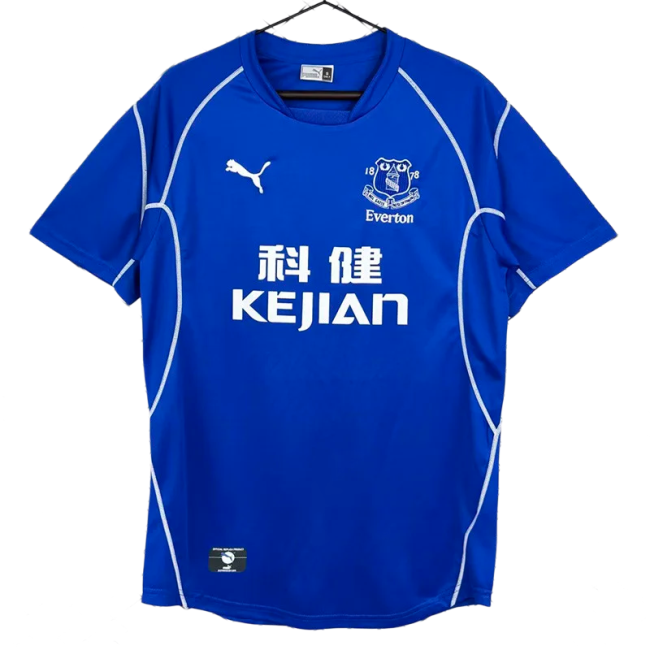 2002-03  Everton Home Retro Soccer Jersey