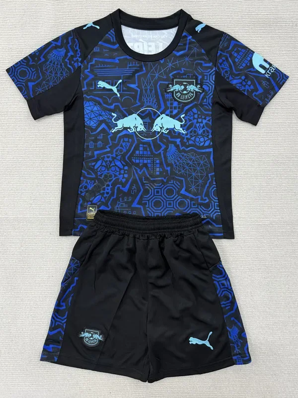 2025-26 Kids RB Leipzig Glow Darkl Edition  Soccer Jersey
