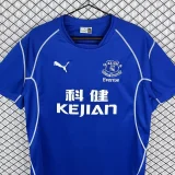 2002-03  Everton Home Retro Soccer Jersey