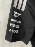 2026 F1 Mercedes Black T-Shirts Racing Suit