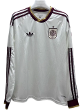 2026-27 Mens Spain away Long Sleeve soccer  Jersey
