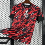 2026-27  Mens Sao Paulo Red Black soccer jersey