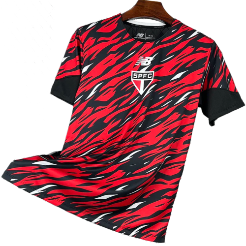 2026-27  Mens Sao Paulo Red Black soccer jersey