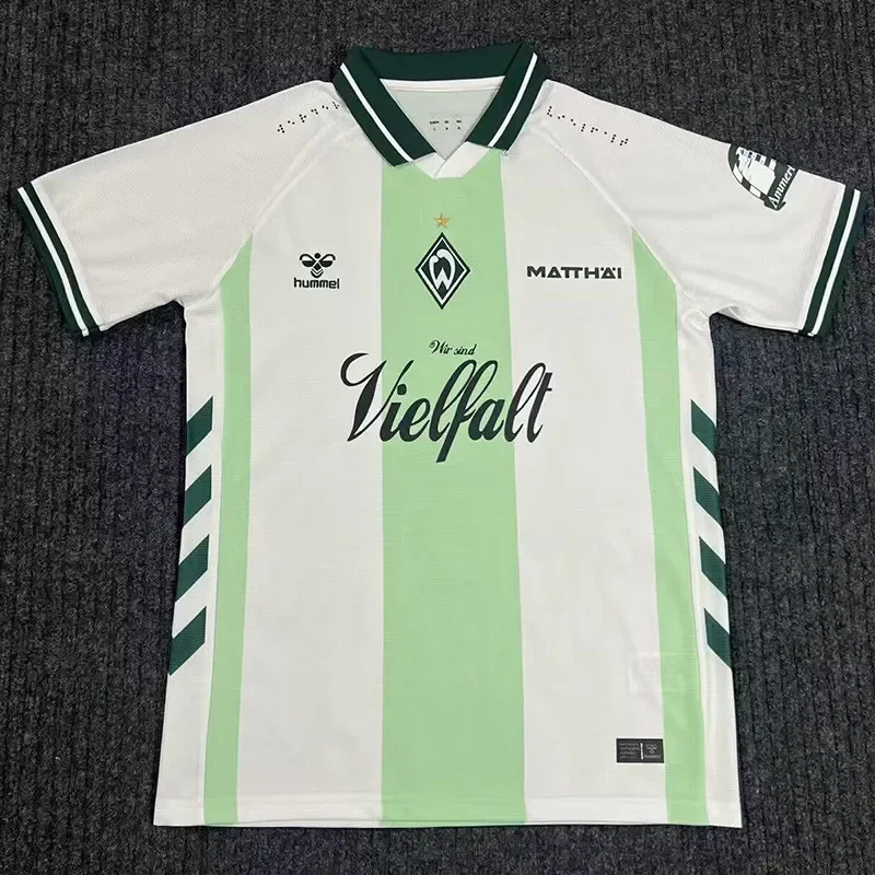 2026-27 Werder Bremen White Green Fans Soccer Jersey