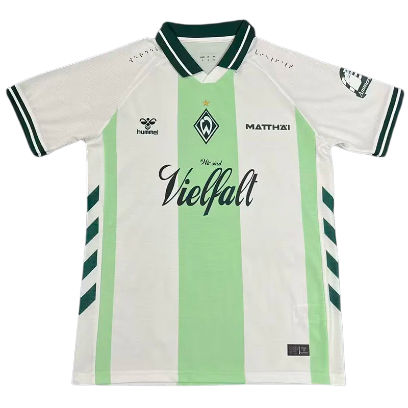 2026-27 Werder Bremen White Green Fans Soccer Jersey