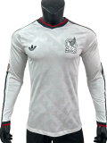 2026-27 Mens Mexico away white Player version long sleeve soccer jersey