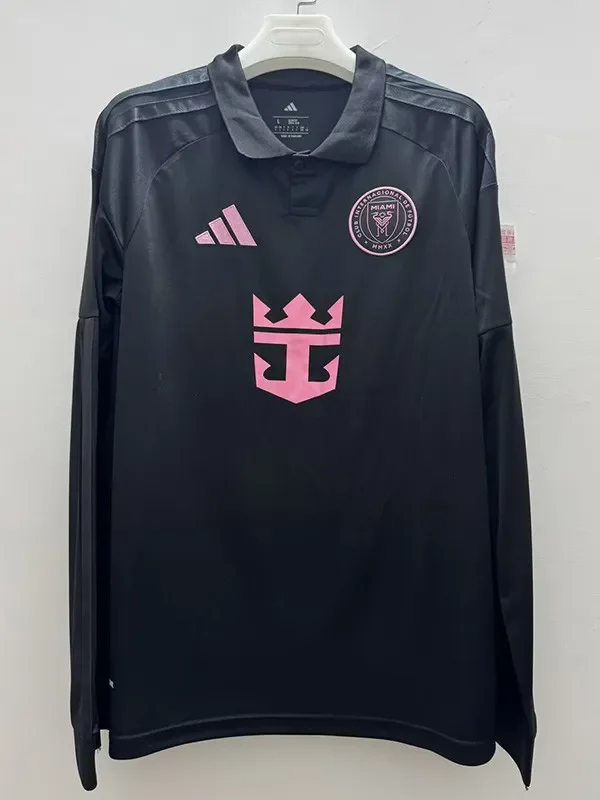 2026-27 Mens Inter Miami Away Long Sleeve Soccer Jersey