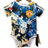 2025-26 Manchester United Blue Baby Infant Crawl Suit