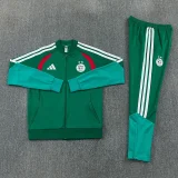 2026-27 Algeria Green Jacket Tracksuit #01