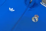 2026-27 Mens Real Madrid  Fancy blue Jacket Tracksuit